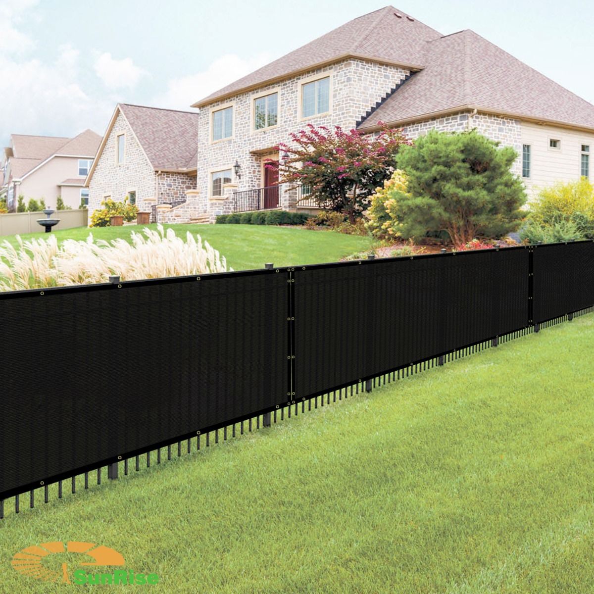 Black Privacy Fence Screen UV Sunshade Netting For window shade tennis court 