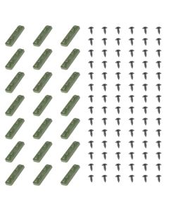 E&K 5 Packs Artificial Plant Panels Flat Stand Kits