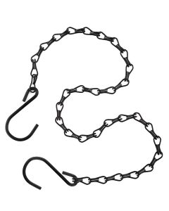 E&K 1 Piece 4 ft Metal Hanging Chain Hanging Hook Hanger for Decorative Ornaments Plants Basket Lanterns Bird Feeders Outdoor Indoor