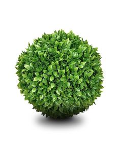 E&K 6 PCS 8" Artificial Topiary Ball Faux Plant Ball Decoration for Indoor Outdoor Home Porch Balcony Party Wedding (Rose Leaf)