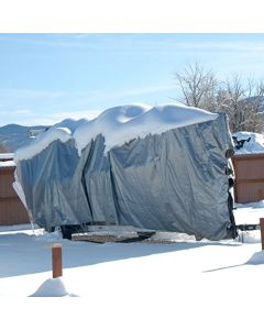 E&K Sunrise 30" x 40" Finished Size General Multi-Purpose Tarpaulin 10-mil Poly Tarp - Silver