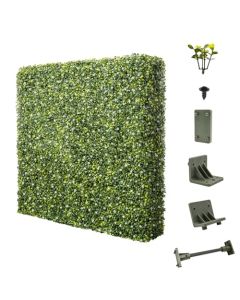 E&K Artificial Boxwood Hedge Wall