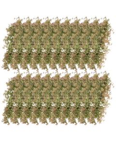 E&K 20 PCS Artificial Hanging Plants Faux Vines Leaf Decoration for Home Garden Office Indoor Outdoor Wedding Party (Green Red)