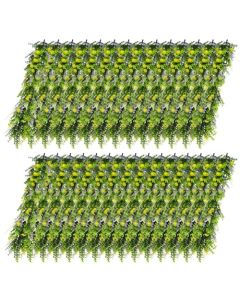 E&K 29 PCS Artificial Hanging Plants Faux Vines Leaf Decoration for Home Garden Office Indoor Outdoor Wedding Party (Green Purple Yellow)