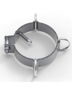 E&K Sunrise 3" Diameter D-Ring Clamp for Sun Shade Sail Pole Accessories, Sun Shade Sail Pole, Canopy Support Poles