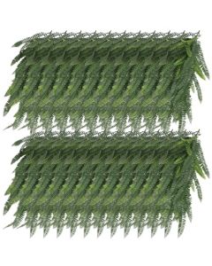 E&K 23 PCS Artificial Hanging Plants Faux Vines Leaf Decoration for Home Garden Office Indoor Outdoor Wedding Party (Dark Green)