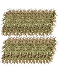 E&K 27 PCS Artificial Hanging Plants Faux Vines Leaf Decoration for Home Garden Office Indoor Outdoor Wedding Party (Green Red)