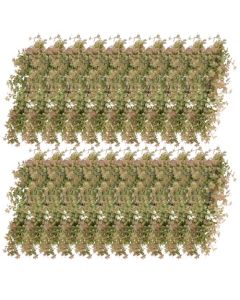 E&K 21 PCs Artificial Hanging Plants Faux Vines Leaf Decoration for Home Garden Office Indoor Outdoor Wedding Party (Green Red)