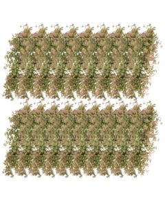 E&K 19 PCS Artificial Hanging Plants Faux Vines Leaf Decoration for Home Garden Office Indoor Outdoor Wedding Party (Green Red)