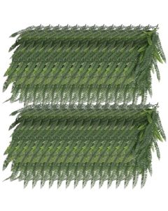 E&K 29 PCS Artificial Hanging Plants Faux Vines Leaf Decoration for Home Garden Office Indoor Outdoor Wedding Party (Dark Green)