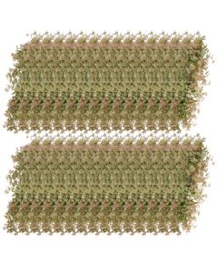 E&K 30 PCS Artificial Hanging Plants Faux Vines Leaf Decoration for Home Garden Office Indoor Outdoor Wedding Party (Green Red)