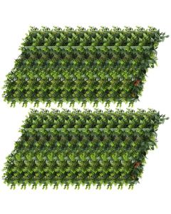 E&K 23 PCS Artificial Hanging Plants Faux Vines Leaf Decoration for Home Garden Office Indoor Outdoor Wedding Party (Dark Green Red)