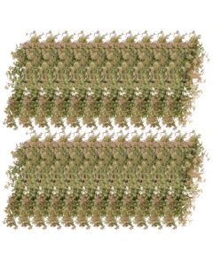 E&K 23 PCS Artificial Hanging Plants Faux Vines Leaf Decoration for Home Garden Office Indoor Outdoor Wedding Party (Green Red)