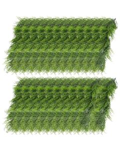 E&K 24 PCS Artificial Hanging Plants Faux Vines Leaf Decoration for Home Garden Office Indoor Outdoor Wedding Party (Green)