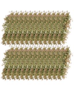 E&K 26 PCS Artificial Hanging Plants Faux Vines Leaf Decoration for Home Garden Office Indoor Outdoor Wedding Party (Green Red)