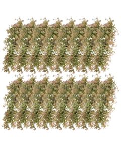 E&K 16 PCS Artificial Hanging Plants Faux Vines Leaf Decoration for Home Garden Office Indoor Outdoor Wedding Party (Green Red)