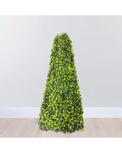 E&K 8 PCS Artificial Topiary Trees Decorative Tower Plant Fake Tree for Indoor Outdoor Home Garden Office Front Porch