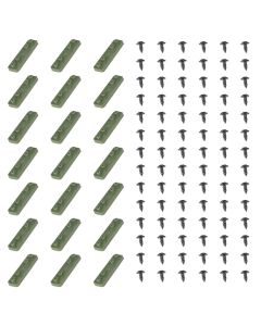 E&K 5 Packs Artificial Plant Panels Flat Stand Kits