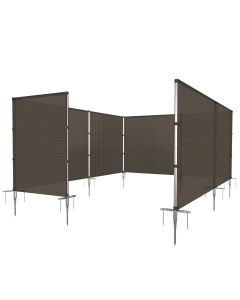 E&K Outdoor Privacy Screen Fence Portable Movable Freestanding Backyard Pool Fencing - Customizable with Size and Color