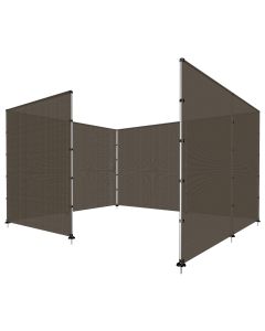 E&K Outdoor Privacy Screen Fence Portable Movable Freestanding Backyard Pool Fencing - Customizable with Size and Color