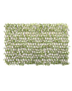 E&K Sunrise 6 PCS Faux Leaves Expandable Fence Privacy Screen Artificial Greenery Grass Wall Decoration for Garden Backyard Patio Indoor Outdoor (Buxus Leaves - Single Side)