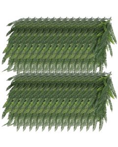 E&K 28 PCS Artificial Hanging Plants Faux Vines Leaf Decoration for Home Garden Office Indoor Outdoor Wedding Party (Dark Green)