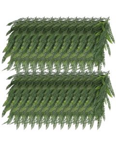 E&K 23 PCS Artificial Hanging Plants Faux Vines Leaf Decoration for Home Garden Office Indoor Outdoor Wedding Party (Dark Green)