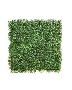 E&K 23Pcs 20" x 20" Artificial Grass Wall Panels, Faux Boxwood Greenery Backdrop Decor, UV Protected Privacy Hedge Screen for Indoor Outdoor (Boxwood - Milan 01)