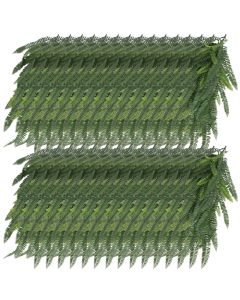 E&K 30 PCS Artificial Hanging Plants Faux Vines Leaf Decoration for Home Garden Office Indoor Outdoor Wedding Party (Dark Green)
