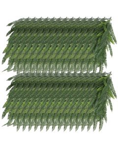 E&K 29 PCS Artificial Hanging Plants Faux Vines Leaf Decoration for Home Garden Office Indoor Outdoor Wedding Party (Dark Green)