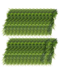 E&K 26 PCS Artificial Hanging Plants Faux Vines Leaf Decoration for Home Garden Office Indoor Outdoor Wedding Party (Green)