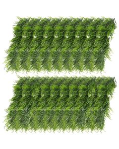 E&K 19 PCS Artificial Hanging Plants Faux Vines Leaf Decoration for Home Garden Office Indoor Outdoor Wedding Party (Green)