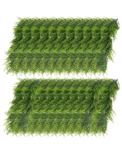 E&K 23 PCS Artificial Hanging Plants Faux Vines Leaf Decoration for Home Garden Office Indoor Outdoor Wedding Party (Green)
