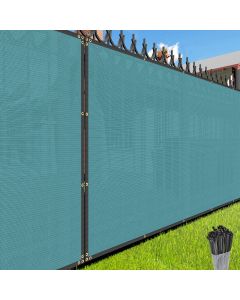E&K Sunrise 16'x70' Privacy Fence Screen with Grommets, Outdoor Windscreen Fence Covering Privacy Screen UV Blockage for Backyard Garden Patio (Turquoise)