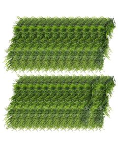 E&K 25 PCS Artificial Hanging Plants Faux Vines Leaf Decoration for Home Garden Office Indoor Outdoor Wedding Party (Green)