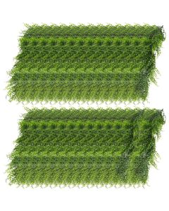 E&K 28 PCS Artificial Hanging Plants Faux Vines Leaf Decoration for Home Garden Office Indoor Outdoor Wedding Party (Green)
