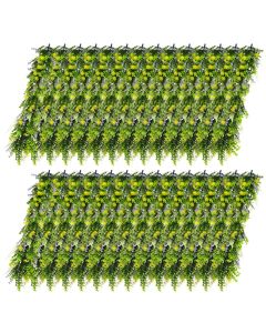 E&K 28 PCS Artificial Hanging Plants Faux Vines Leaf Decoration for Home Garden Office Indoor Outdoor Wedding Party (Green Purple Yellow)
